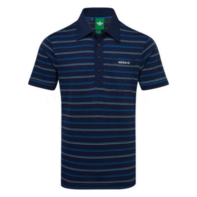 adidas Golf Originals Archive Stripe Golf Polo Shirt Night Indigo KH4304