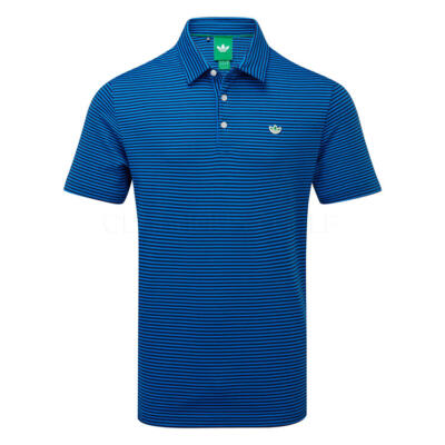 adidas Golf Originals Stripe 2 Golf Polo Shirt Bluebird/Night Indigo JY9097