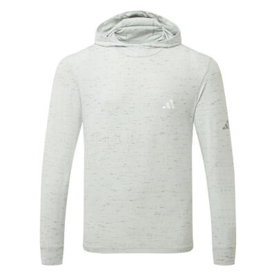 adidas Core Print Golf Hoodie Wonder Silver JJ1715