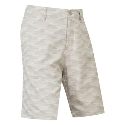 adidas Ultimate365 Printed Golf Shorts Putty Beige JF4920