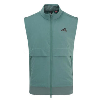 adidas Ultimate365 Tour Frostguard Full Zip Golf Wind Vest Preloved Teal JM2144