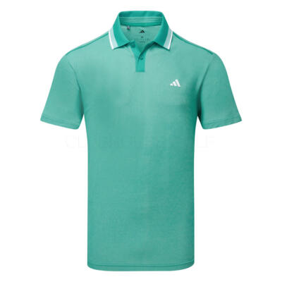 adidas Ultimate365 Tour TwistKnit Pique Golf Polo Shirt Pure Teal JL5381