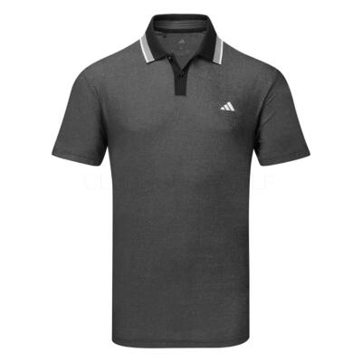 adidas Ultimate365 Tour TwistKnit Pique Golf Polo Shirt Black JL5384