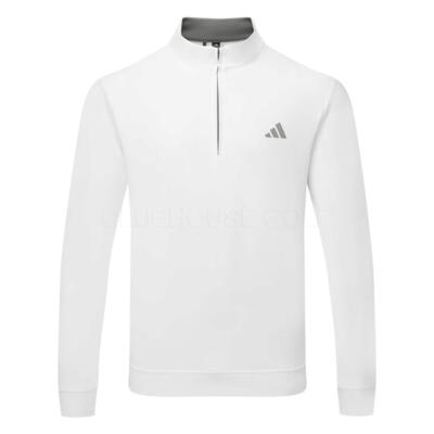 adidas Ultimate365 Classic 1/4 Zip Golf Sweater White JL5340