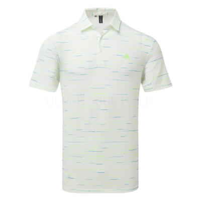 adidas Ultimate365 Glimmer Print Golf Polo Shirt White KA7906