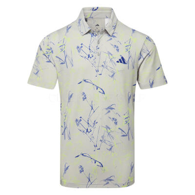 adidas Ultimate365 Mesh Golf Polo Shirt Frozen Lemon KU1177