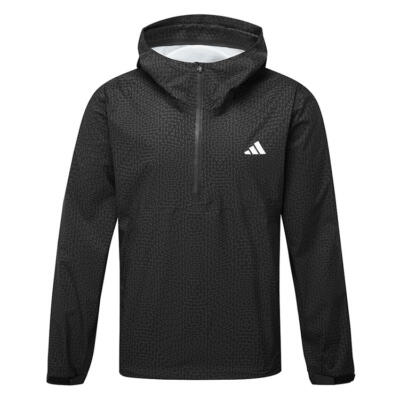 adidas Ultimate365 Tour Climaproof+ Waterproof Anorak Golf Jacket Black KS2136
