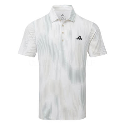 adidas Ultimate365 Tour Cool Feel Print Golf Polo Shirt Wonder Sage KG3019
