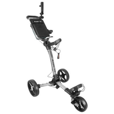 Axglo Tri-360 V2 3 Wheel Golf Trolley Grey/Grey