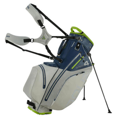 Big Max Aqua Hybrid 4 Golf Stand Bag Navy/Grey/Lime WL90084-NGL