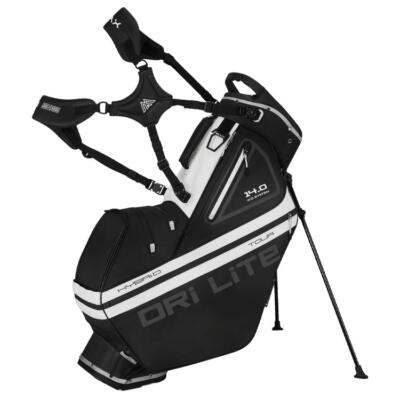 Big Max Dri-Lite Hybrid Tour 2 Golf Stand Bag Black/Off White JY9013-BOW