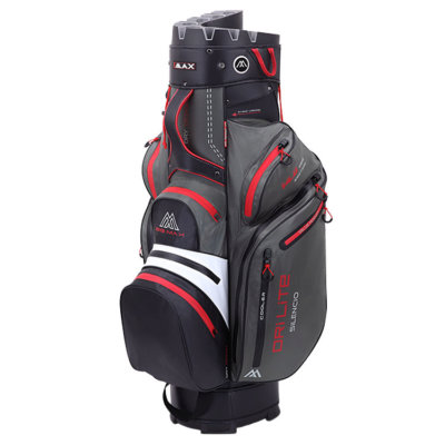 Big Max Dri-Lite Silencio 2 Golf Cart Bag Charcoal/White/Black/Red 9C519C-CWBR
