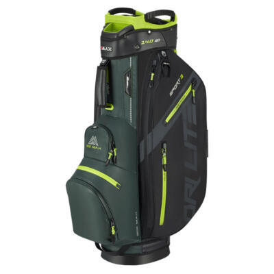Big Max Dri-Lite Sport 3 Golf Cart Bag Forest Green/Black/Lime 9C572C-FGBL