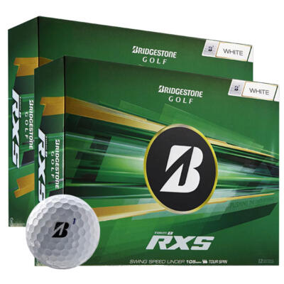 Bridgestone Tour B RXS Golf Balls (Double Dozen) White