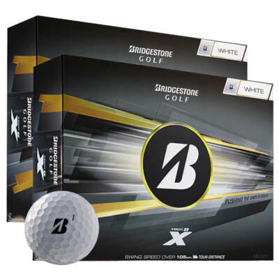 Bridgestone Tour B X Golf Balls (Double Dozen) White