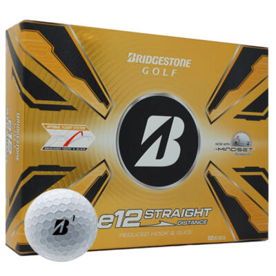 Bridgestone e12 Straight Mindset Golf Balls White