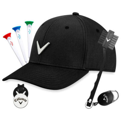 Callaway Cap Gift Set Metal Icon Black