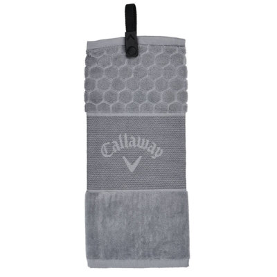 Callaway Tri-Fold Golf Towel Grey