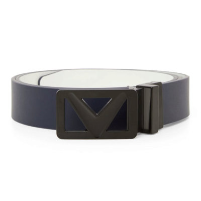 Callaway Reversible Leather Golf Belt Peacoat/White CGASE0R4-410