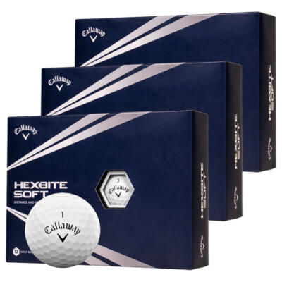 Callaway Hex Bite Soft Golf Balls White (3 For 2)