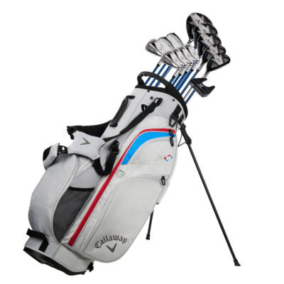 Callaway XR 14-Piece Golf Package Set Blue/Red Steel