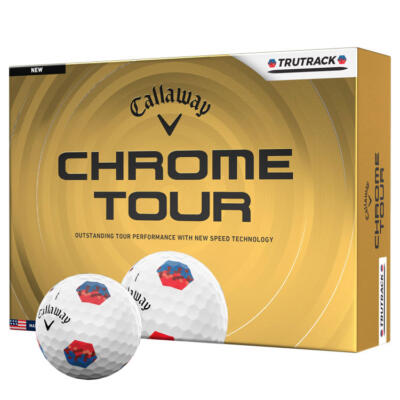 Callaway Chrome Tour TruTrack Golf Balls White