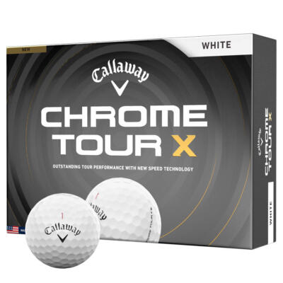 Callaway Chrome Tour X Golf Balls White