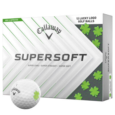 Callaway Supersoft Lucky Golf Balls White