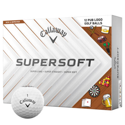 Callaway Supersoft Pub Golf Balls White