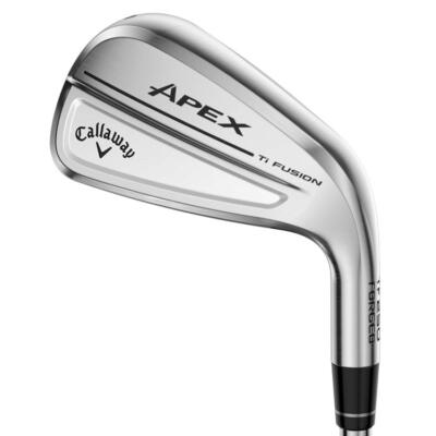 Callaway Apex Ti Fusion 250 Plated Golf Irons Steel Shafts