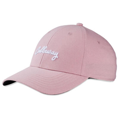 Callaway Ladies Stitch Magnet Golf Cap Mauve/White
