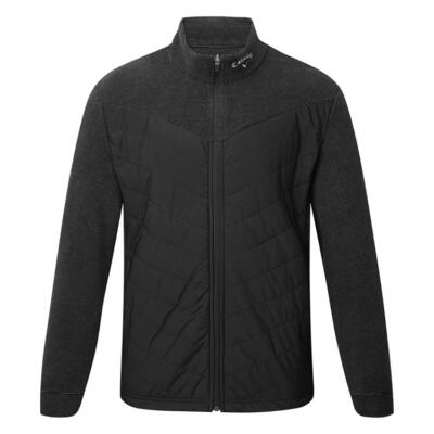 Callaway Quilted Tour Thermal Golf Wind Jacket Black CGKFE0G1-003