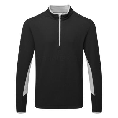Callaway Blocked 1/4 Zip Golf Sweater Caviar CGKFF0F8-002