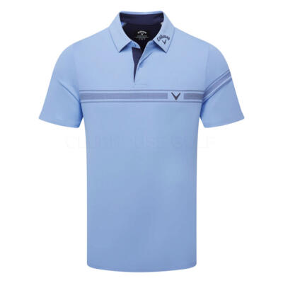 Callaway Odyssey Block Golf Polo Shirt Vista Blue CGKSG0B9-993