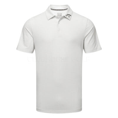 Callaway Odyssey Print Golf Polo Shirt Bright White CGKSF0B3-100