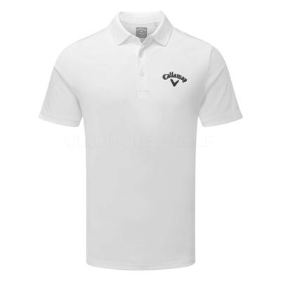 Callaway Tournament Golf Polo Shirt Bright White CGKFB0W3-100