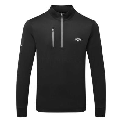 Callaway Tour Fleece 1/4 Zip Golf Sweater Caviar CGKFF0Y0-002