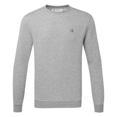 Calvin Klein Planet Crew Golf Sweater Grey Marl C10275