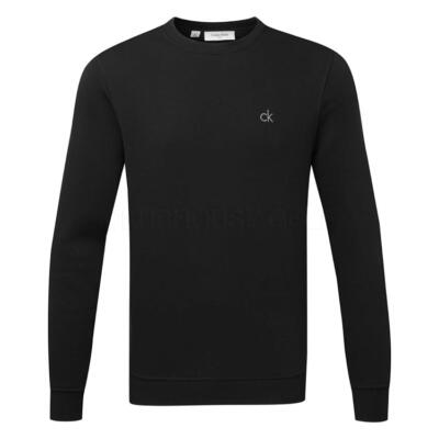 Calvin Klein Planet Crew Golf Sweater Black C10275