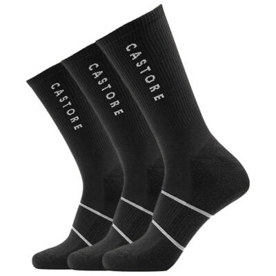 Castore Crew Golf Socks (3 Pack) Black CUD60939-010
