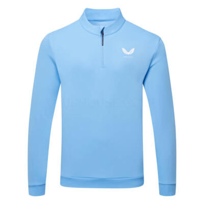 Castore Classic 1/4 Zip Golf Sweater Cool Blue/White GMC40686-031