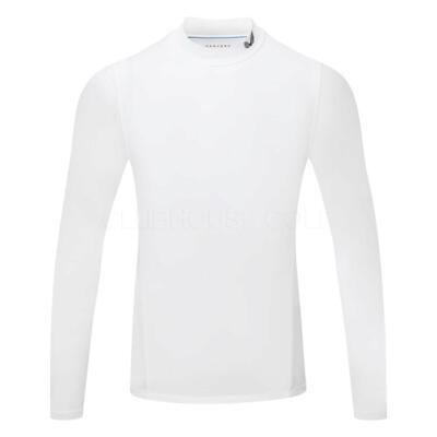 Castore Thermal Mock Neck Golf Base Layer White/Midnight Navy GMF31167-003
