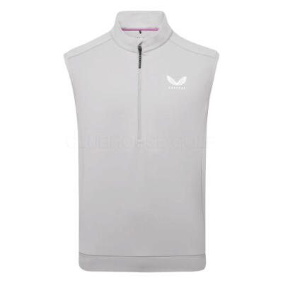 Castore Flex 1/2 Zip Golf Sleeveless Sweater Alloy/White MLM00040CAS-121