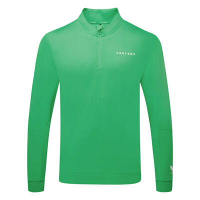 Castore Flex 1/4 Zip Golf Sweater Jade Green/White MLM00010CAS-091