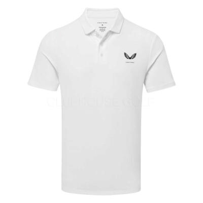 Castore Essential Golf Polo Shirt White GMC30689-020