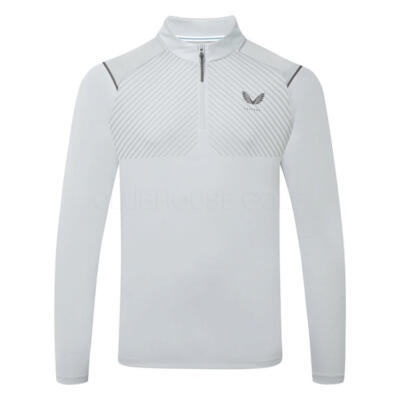 Castore Pinnacle 1/4 Zip Golf Sweater Mid Grey/Gunmetal GME40990-128