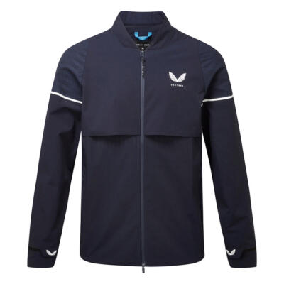 Castore Pinnacle Woven Golf Wind Jacket Midnight Navy/White GME50989-021
