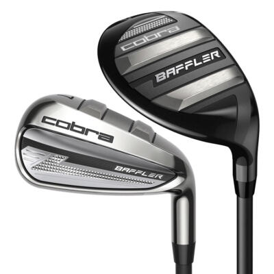 Cobra Baffler Combo Golf Irons Steel/Graphite Shafts Left Handed (Custom Fit)