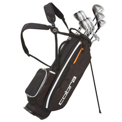 Cobra FLY XL 2 10-Piece (1 Inch Shorter) Golf Package Set Steel Stand Bag 916610-02