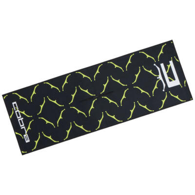 Cobra Microfiber Crown Golf Towel Black 909935-01
